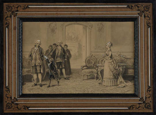 Шарлемань Адольф Иосифович. Жанровая сцена